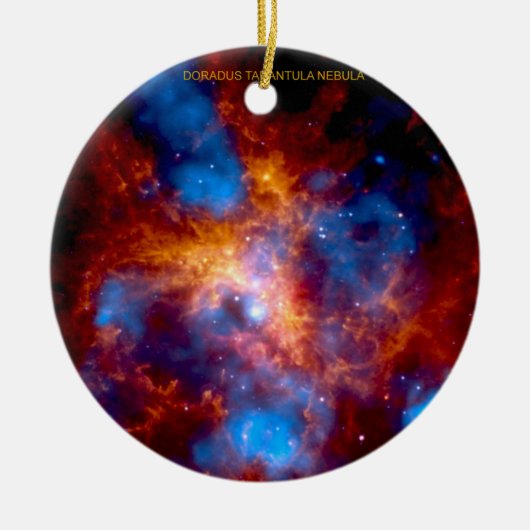 Tarantula Nebula Keramisch Ornament (Voorkant)