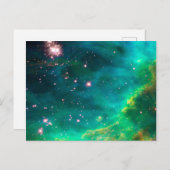 Tarantula Nebula Star Cluster Galaxy Afbeelding Briefkaart (Voorkant / Achterkant)