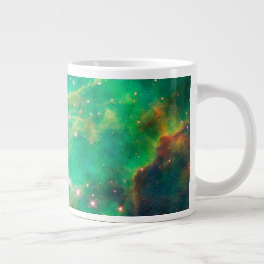 Tarantula Nebula Star Cluster Galaxy Afbeelding Extra Grote Beker (Rechts)