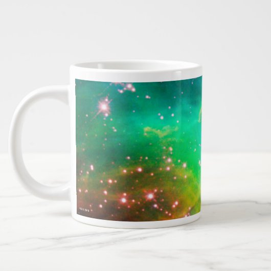 Tarantula Nebula Star Cluster Galaxy Afbeelding Extra Grote Beker (Links)
