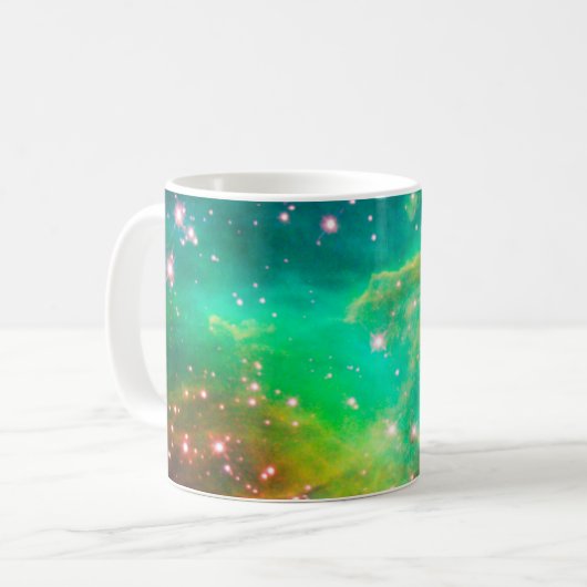 Tarantula Nebula Star Cluster Galaxy Afbeelding Koffiemok (Voorkant links)