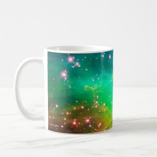 Tarantula Nebula Star Cluster Galaxy Afbeelding Koffiemok (Links)