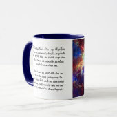 Tarantula Nebula Star Forming Gas Cloud Sculpture Mok (Voorkant links)