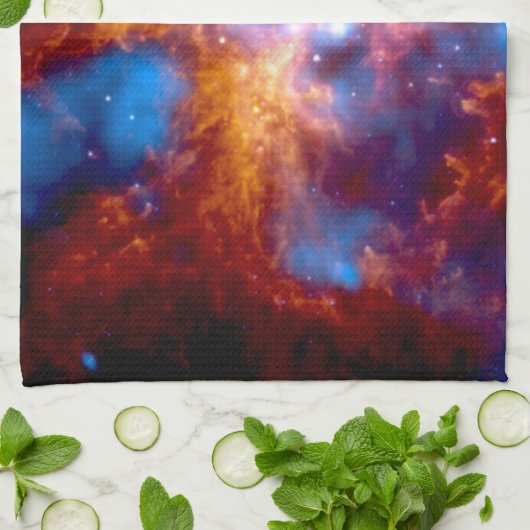 Tarantula Nebula Theedoek (Gevouwen)