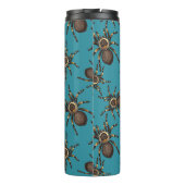 Tarantula op blauw thermosbeker (Achterkant)