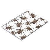 Tarantula op wit notitieboek (Linkerzijde)