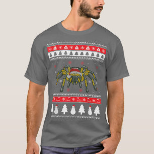 Tarantula Pet Lover Ugly Kerstmis T-shirt