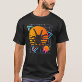 Tarantula Spider Retro 80s Stijl Spin T-shirt (Voorkant)