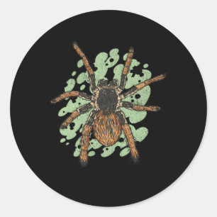 Tarantula spin grote spinachtigen ronde sticker