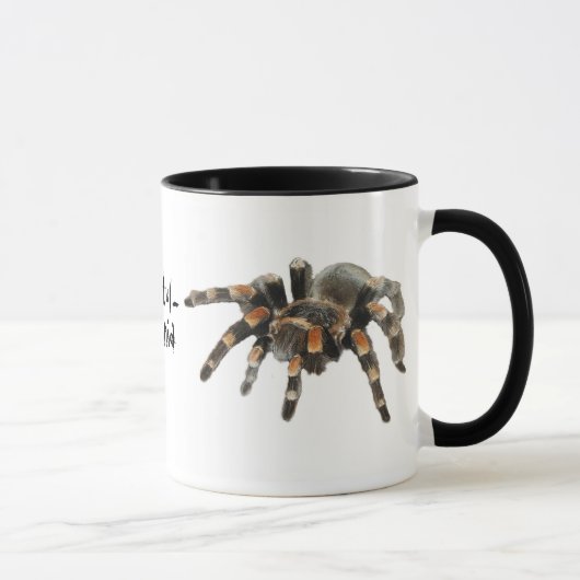 Tarantula, tarantul-mania, spin mok (Rechts)