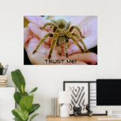 Tarantula, vertrouw me. poster (Thuiskantoor)