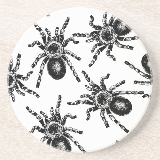 Tarantula Zandsteen Onderzetter (Voorkant)