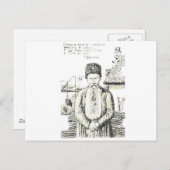 Taras Hryhorovych Shevchenko Oekraïense dichter Briefkaart (Voorkant / Achterkant)