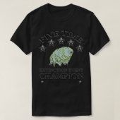 Tardigrade 5 time extinction event champion water t-shirt (Design voorkant)
