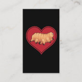 Tardigrade Heart Microbiology Love Ugly Science Visitekaartje (Voorkant)