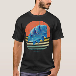 Tardigrade Retro Microbiology Gift Water T-shirt