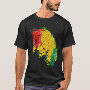 Tardigrade Waterbeer Mos Biggetje Micro Dier Col T-shirt