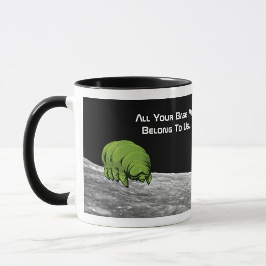 Tardigrades on Moon Funny NASA Apollo 8 Earthrise Mok (Links)