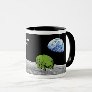 Tardigrades Op Maan Grappig NASA Apollo 8 Earthris Mok