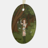 Taren de Archer Warrior Elf Girl Ornament (Links)