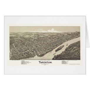 Tarentum, PA Panoramic Map - 1901