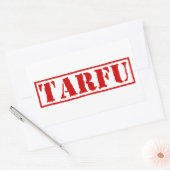 TARFU RECHTHOEKIGE STICKER (Envelop)