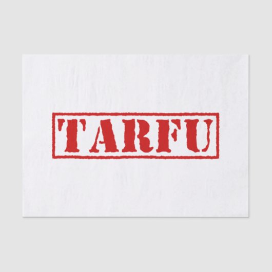 TARFU TISSUEPAPIER (Voorkant)