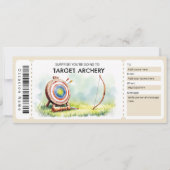 Target Archery Gift Ticket  Kaart (Voorkant)