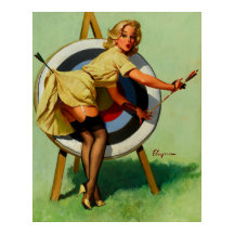 Target Archery Pinup Girl