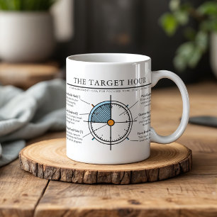 Target Uur Focus Tool Werk Studie Oefening Mok