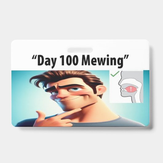 Targeta Mewing Badge (Voorzijde)