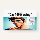 Targeta Mewing Badge (Voorkant)