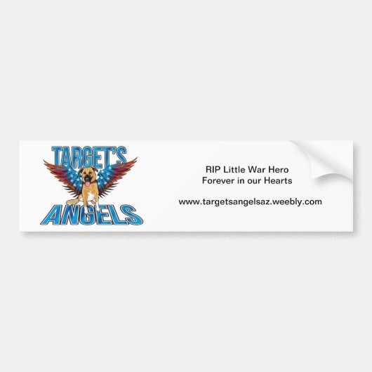 Target's Angels Bumpersticker (Voorkant)