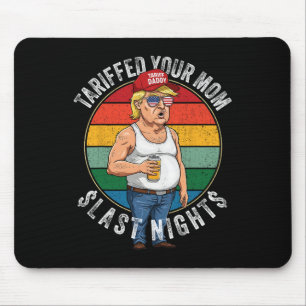 Tarief je moeder retro grappige tarief papa Trump Muismat
