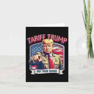 Tarief Trump Grappig Trump Betaal Uw Aandeel Kaart