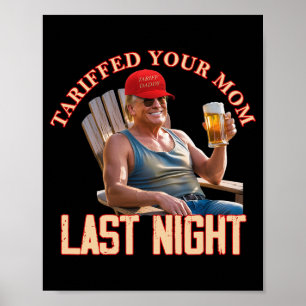 Tarief Uw Mama Grappig Tarief Papa Trump Meme Poster