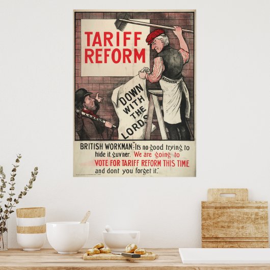Tariefhervorming Poster (Keuken)
