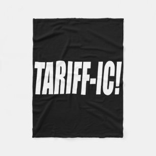 Tariefic Tarief Trump Tarief Geweldige Fair Trade Fleece Deken