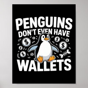 Tarieven op pinguïns hoorden eiland grappig Trump Poster