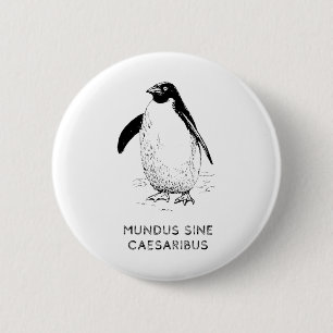 Tarieven op pinguïns hoorden eiland grappig Trump  Ronde Button 5,7 Cm