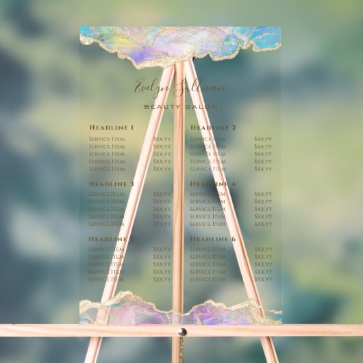 Tarif de conception Optique Bleu (Neutre)