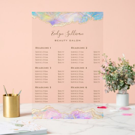 Tarif de conception Optique Bleu (Mariage)