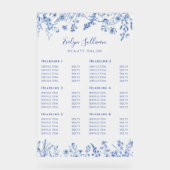 Tarif Fleur sauvage bleu français (Recto)