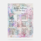 Tarif Parties scintillant Aquarelle Faux Iridescen (Recto)
