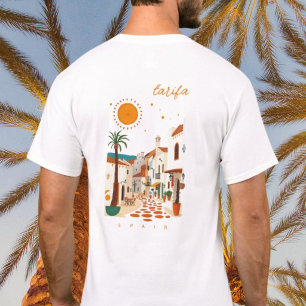 Tarifa Spanje vakantie mediterraan stadje T-shirt