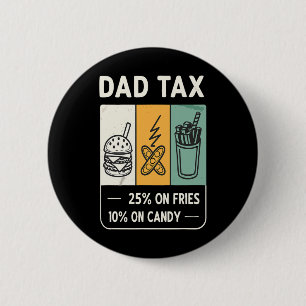 Tariffed Design Tariff Daddy Trump Grappig Vader Ronde Button 5,7 Cm