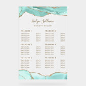 Tarifs d'aération Aquamarine (Recto)