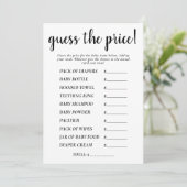 Tarifs d'devis simples | Carte de jeu de douche no (Debout devant)