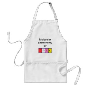 Tarik Periodieke Naam Apron Standaard Schort