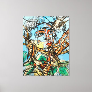 Tarin, Infinity Stippen beroemd gemaakt door After Canvas Afdruk